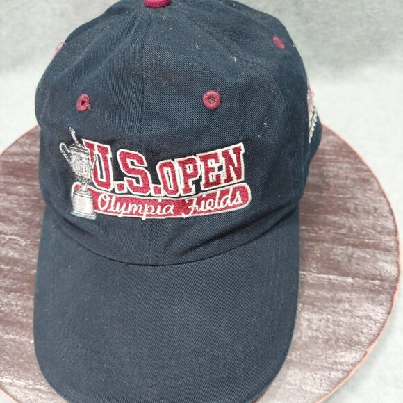 VTG 2003 Olympia Fields  Golf Hat Blue US Open Hat Cap Strap Back Limited Edit - Picture 8 of 13